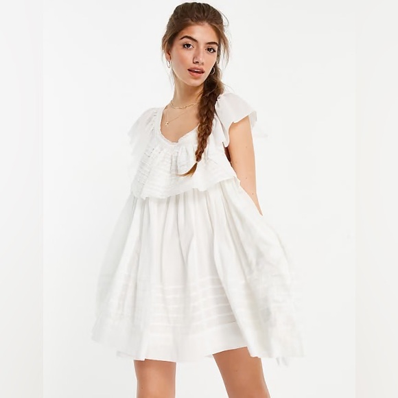 Free People hailey mini dress NWT Ivory White - Picture 3 of 11